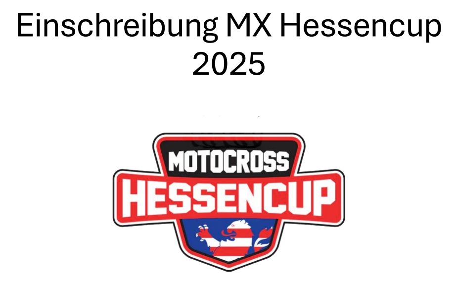 Einschreibung MX Hessencup 2025