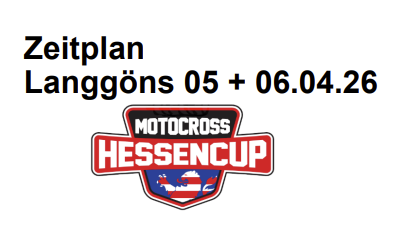 Zeitplan Ostercross Langgöns