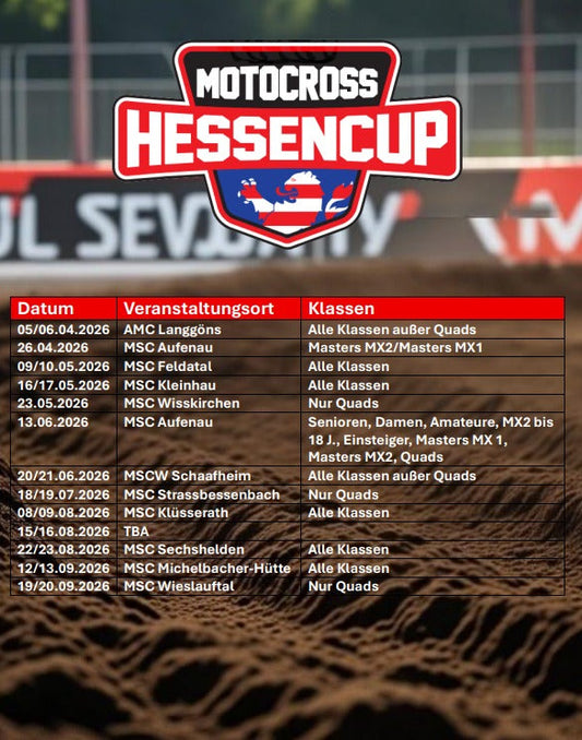 MX Hessencup Termine 2026